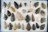Group of assorted artifacts found in Halls Valley, Floyd Co. Georgia. Largest is 2 3/8