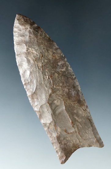 Restored but still nice! 3 7/16" Paleo Fluted Clovis with restoration found in north central Ohio.