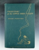 Hardback Book: Prehistory of the Upper Ohio Valley by William J. Mayer-Oakes, signed, 1955.