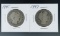 1895 and 1897 Barber Silver Half Dollars AG+
