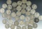 40 Assorted Silver War Nickels G-VF