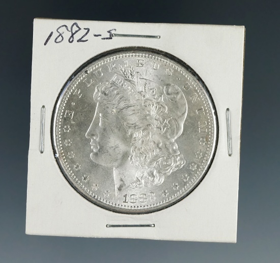 1882-S Morgan Silver Dollar BU