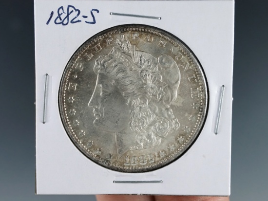 1882-S Morgan Silver Dollar BU