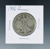 1916-D Walking Liberty Half Dollar AG
