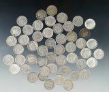 50 Assorted Roosevelt Silver Dimes G-AU