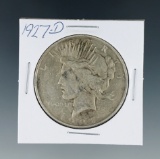 1927-D Peace Silver Dollar VF
