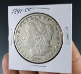 1891-CC Morgan Silver Dollar VF