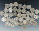 37 Silver Dimes 33 Mercury and 4 Roosevelt G-XF