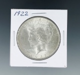 1922 Peace Silver Dollar AU