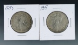 1919 and 1919-S Walking Liberty Half Dollars AG-G