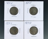 1924-D, 1925-D, 1925-S and 1927-D Buffalo Nickels G-VG