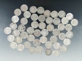 50 Assorted Roosevelt Silver Dimes G-AU