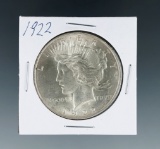 1922 Peace Silver Dollar AU 58