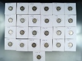 25 Different Date and or Mint Mark Mercury Dimes 1917-1945 AG-VF