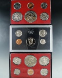 1971, 1973 and 1974 Proof Sets in Original Boxes