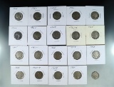 20 Buffalo Nickels Most Are Full Date Cull-VF