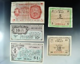 Series 461 10 Cent & One Dollar U.S. Military Payment Certificates & more! * See full description fo