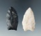 Pair of Paleo points found in Logan Co., Ohio including a Hi-Lo style. Largest is 1 7/8