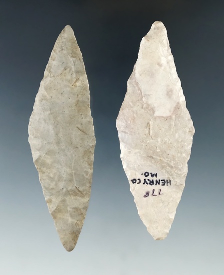 Pair of Harahey Knives found in Missouri being 3 3/4".