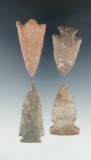 For nice Tennessee arrowheads, largest is 2 Lou