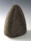 Rare style pile driver stone. This is not a common artifact. Found only in the Klamath Basin area.