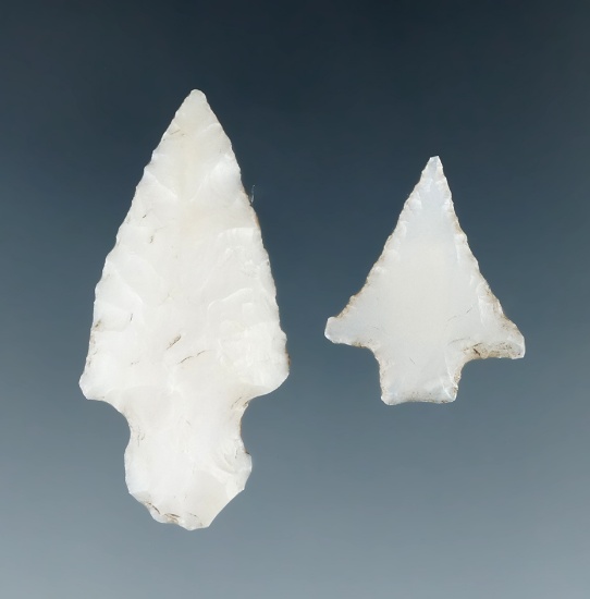 Pair of Merrybell points found at the Congdon Site in Klickitat County Washington. Ex. Mitchell