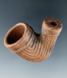 Clay trade pipe found near the Columbia River by Leon Wiley in excellent condition.