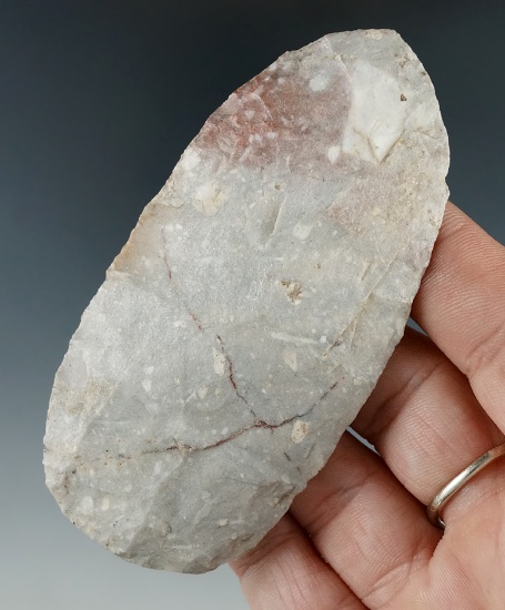 3 1/2" Blade that is nicely flaked from attractive material found in Holmes Co., Florida.