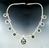 Very attractive southwestern stone and turquoise necklace