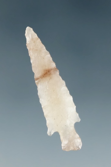 1 1/8" Dagger made from translucent white Agate, found near the Columbia River.