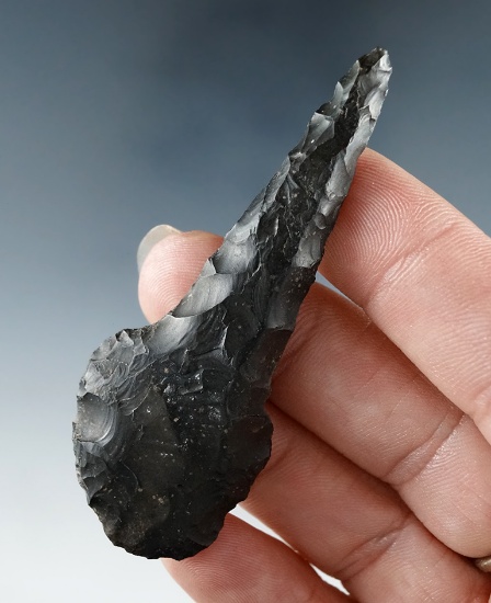 2 11/16" Drill made from Jasper, found near the Columbia River.