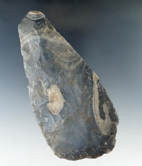 6 1/16" attractive Mayan Flint Blade or Celt found in Belize.