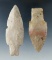 Pair of Adena Points one found in Ohio and one in Indiana, both made from quality material.