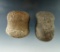 Pair of 3/4 Groove Hammerstones found in Miami Co., Ohio.  Largest is 2 7/8