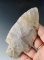 Thin and nicely flaked from colorful Flint Ridge Flint 4