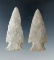 Pair of very nice Flint Ridge Flint Hopewell Points both found in Ohio and are 3