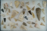 Group of 47 Triangles and Knives found in Ohio.  Largest is 3 1/4