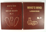 Pair of Who's Who books: No. 4 and No. 3.