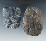 Pair of Coshocton Flint artifacts including a 3 5/16