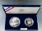 1991-1995 World War II 50th Anniversary 2 Piece Proof Set in Original Box with COA