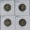 1925, 1926-S, 1927 and 1930-S Standing Liberty Silver Quarters VG-F