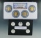 2007 Pres. Dollar Proof Set Certified and 2017 America the Beautiful Silver Quarter Proof Set