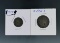 1845 Seated Liberty Dimes AG and 1854 with Arrows Seated Liberty Quarter VF