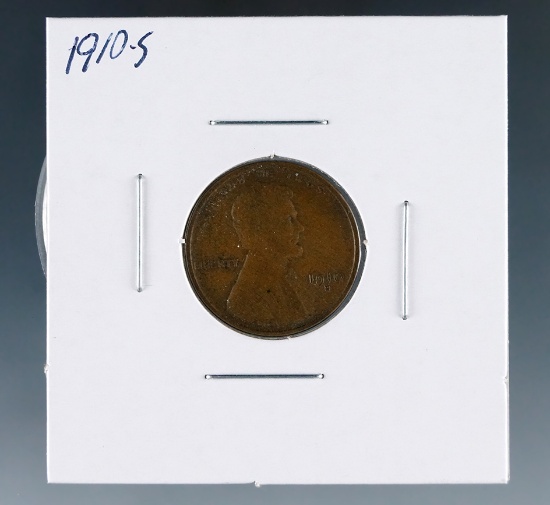 1910-S Lincoln Wheat Cent Better Date F