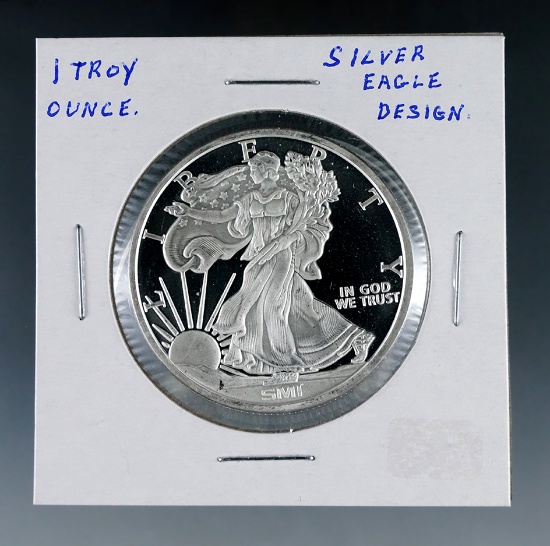SMI Silver Eagle Design 1 Troy Ounce Silver Proof