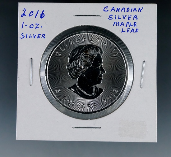 2016 Canadian Silver Maple Leaf BU