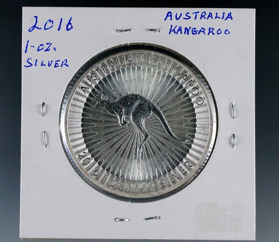 2016 Australian 1 Dollar Silver Kangaroo BU