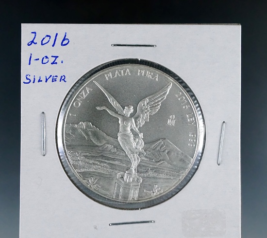 2016 Mexican 1 Ounce Silver Libertad BU