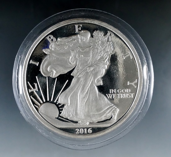 Silver Eagle Design 5 Troy Ounce Silver Proof