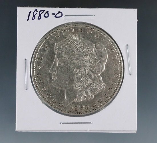 1880-O Morgan Silver Dollar XF Details Cleaned